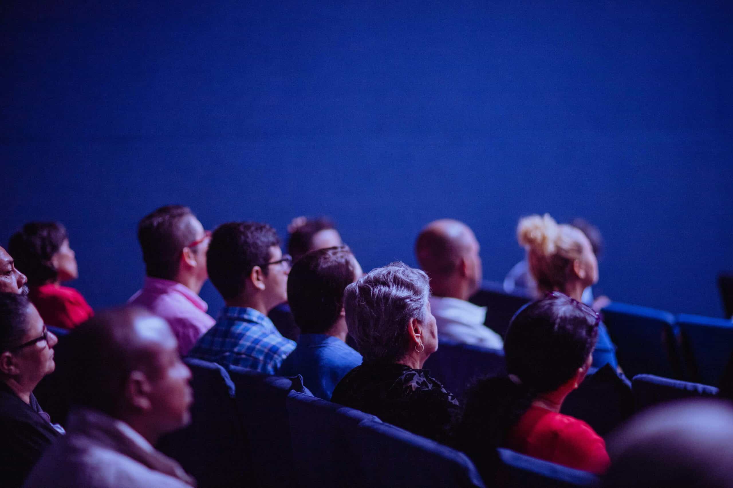 people sitting in an audience